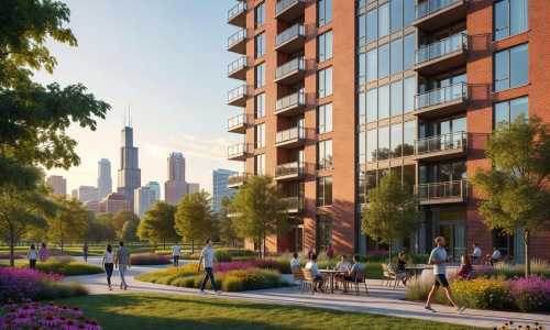 Ardus Chicago apartment community header image