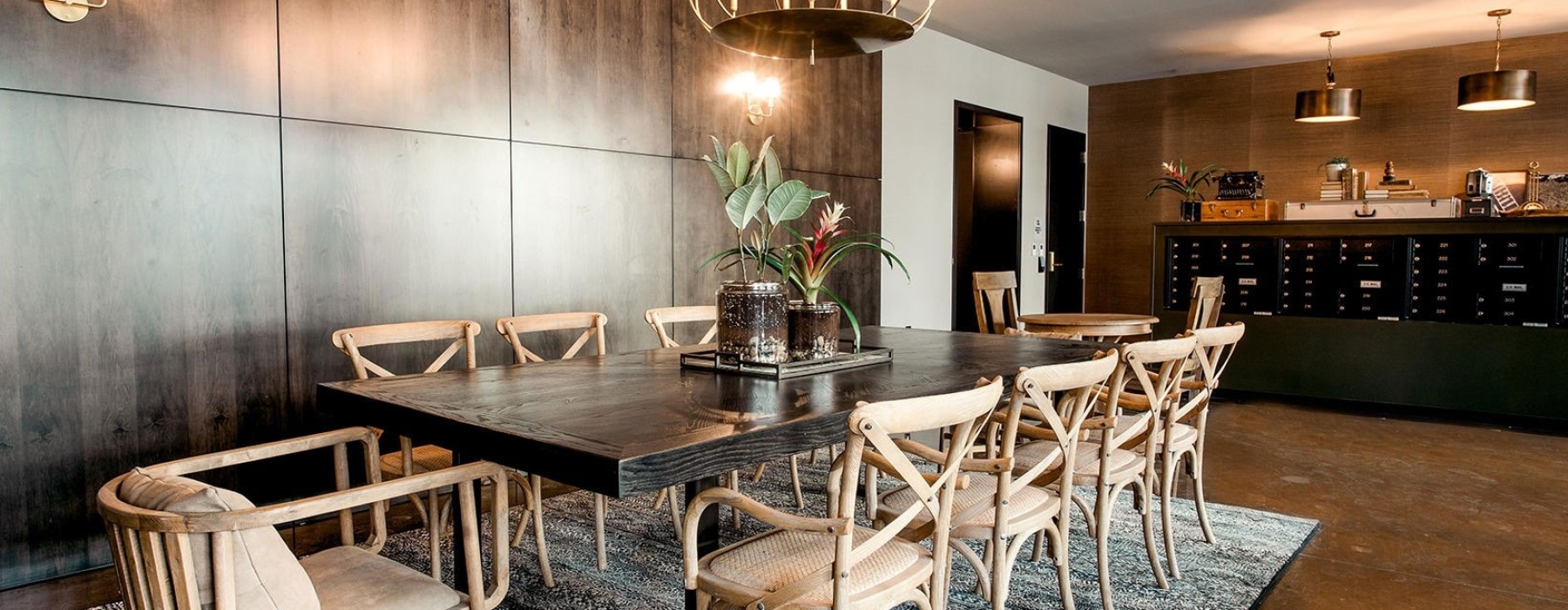 Resident Lounge Kitchen at The Ardus apartments in River North