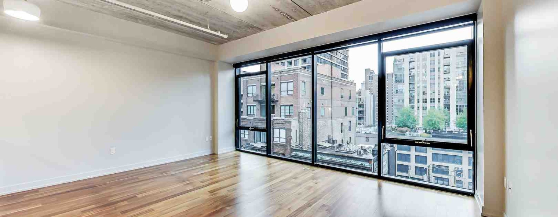 Luxury apartment virtual tour high-rise penthouse floor-to-ceiling windows - Luxury apartment virtual tour