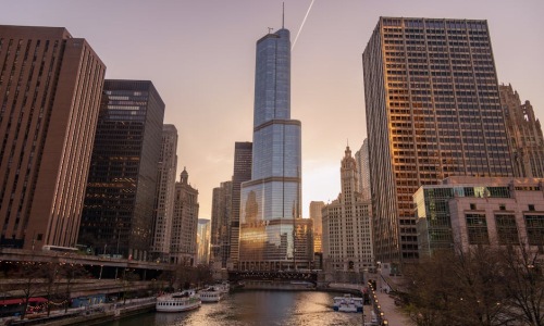 modern apartments Chicago skyline high-rise luxury urban living - modern apartments Chicago